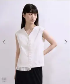 CONNSE コンセ ウェーブ2wayトップス ホワイト 半袖 | Mercari