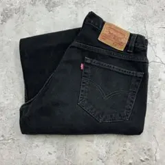 00s　メキシコ製　リーバイス505　デニムパンツ　ブラック　古着　W34
