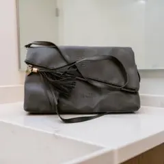 GIVENCHY クラッチ ショルダーバッグ ブラック タッセル付き2WAY美品 