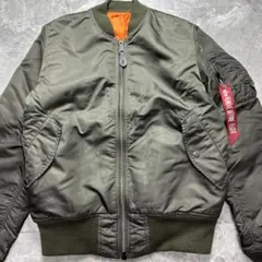 アルファ　MA-1 フライトジャケット　リバーシブル　中綿　L 希少カラー