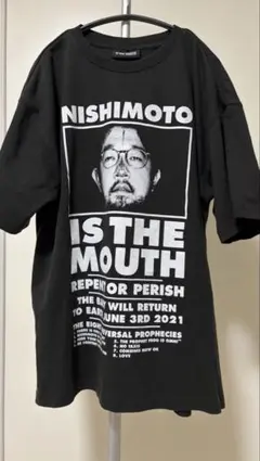 NISHIMOTO IS THE MOUTH Tシャツ ブラック　sizeＬ