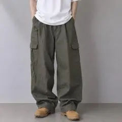 Cabelas カベラス ワークカーゴパンツ ネルインナー オリーブW36