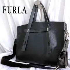 極美品 フルラ FURLA MAN GIOVE ジョーヴェ ビジネスバッグ