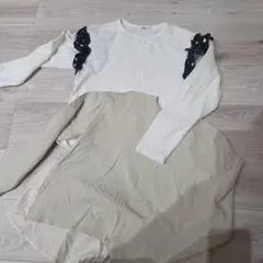 キッズ女の子 トップス2枚セット