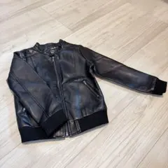 子供ライダースジャケットブラック120cm