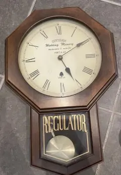 【ジャンク】 振子時計 CITIZEN REGULATOR 昭和レトロ 八角形のサムネイル