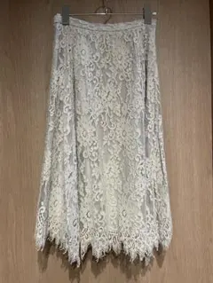 【Apuweiser-riche】レーススカート【アプワイザーリッシェ】サイズ1