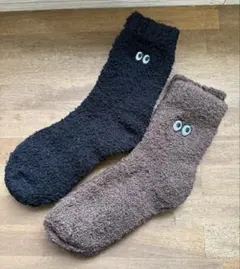 新品　ふわふわ　フリース　ルームソックス　靴下　2点セット　もこもこ