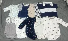 ベビー服 男の子 60〜70サイズ 10着まとめ売り ロンパース カバーオール