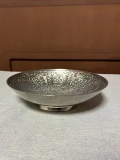 シルバートレイ アンティーク銀たわし Tray トレイ トレー・お盆