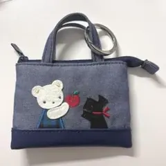 ファミリア ミニデニムバッグ〈ハローキティ × familiar〉 キティ