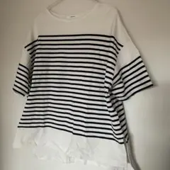 DISCOAT ボーダー 半袖Tシャツのサムネイル