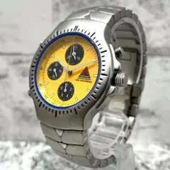 入手困難✨ 美品 SEIKO ADVAN SPORTS 腕時計 イエロー文字盤