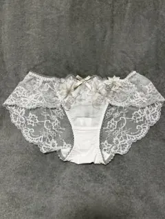 リサマリ レースショーツ Lサイズ ホワイト