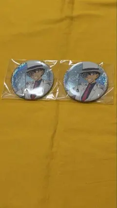 名探偵コナン 江戸川コナン＆怪盗キッド 缶バッジ 4個セット - メルカリ