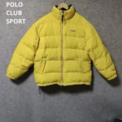 POLO CLUB SPORT イエロー ダウンジャケット　リバーシブル