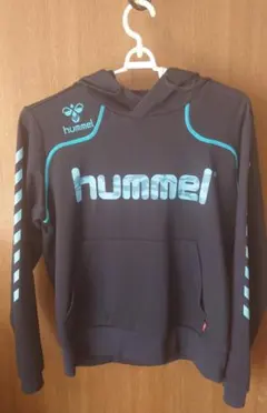 hummel パーカー ブラック ライトブルーのサムネイル