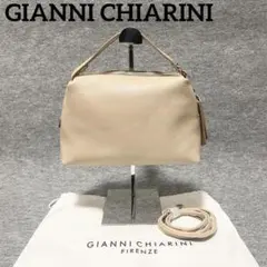 【専用】　ジャンニキャリーニ　ALIFA M ショルダーバッグ　ベージュ系