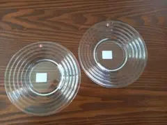 イッタラ アイノ・アアルト クリア ガラスプレート17.5㎝　2枚　箱入り