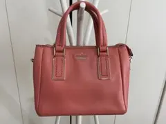 ケイトスペード ハンドバッグ ショルダー ミニバッグ レザー 牛革 ピンク