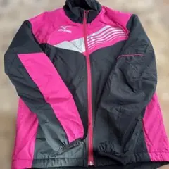 Mizuno ウィンドブレーカー XS ピンク/黒