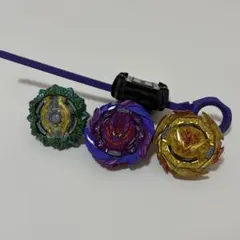 ベイブレード3個セット ランチャー付き まとめ売り