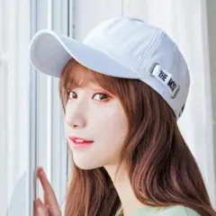 990 新品　ホワイト　レディース　キャップ　8@a@gj