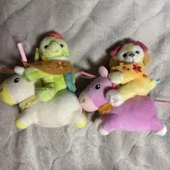 香港ディズニーランド　ダッフィーアンドフレンズ　ぬいぐるみキーホルダー