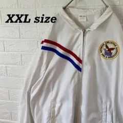 アメカジ　USA製スイングトップブルゾン　ほわいと