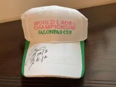 プロゴルファー サイン入りキャップ 手袋 帽子 ゴルフ プロゴルファー サイン入りキャップ 13個 イボミ・原江里菜