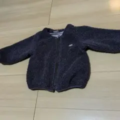 petit main ボア ジップアップアウター 80cm