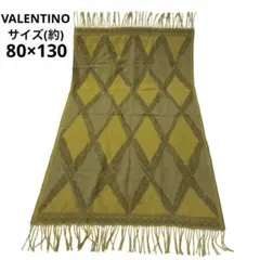 VALENTINO ヴァレンティノ マフラー ストール 幾何学柄 80×130