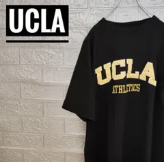 フリークスストア　UCLAカレッジロゴ刺繍古着Tシャツ黒ビッグロゴのサムネイル
