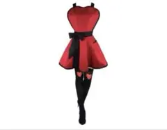 ハートのエプロン&タイツのセット