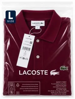 LACOSTE L1212Lフレンチラコステ ポロシャツ デッ廃盤 ワイン3 - メルカリ
