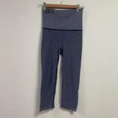 ピンク レギンス 裾タイト 杢 レギンス 青 藍 ポリエステル ランニング