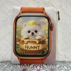 ハンドメイドꕤ フラットポーチꕤポメラニアン - メルカリ