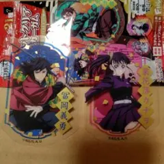 鬼滅の刃　ダイカットクリアステッカー　義勇　カナヲ