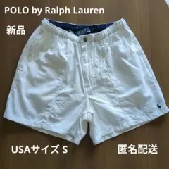 【新品】Polo Ralph Lauren ショートパンツ 白色 Mサイズ相当のサムネイル