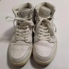 NIKE AIR JORDAN　MID スニーカー ホワイト27.5