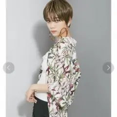 EMODA ビッグシルエットシャツ ボタニカル