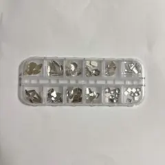 ネイル　パーツ　シルバー