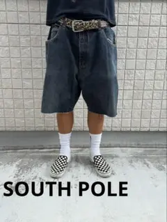 90s SOUTHPOLE ワイドチェックショーツ バギー 7分丈 Y2K - メルカリ