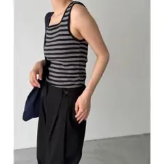 CANAL JEAN Millerカップ付スクエアタンクトップのサムネイル