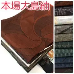 TAMA屋】全て正絹 全て本場大島紬 泥染 まとめ売り10点TM2701 - メルカリ