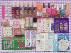 ♡ おうちで過ごそう マニキュア&ネイルシール まとめ売り 計35点 ♡