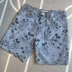 ZARA  デニムショートパンツ【ミッキー】