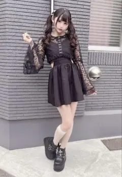 フレアスリーブレースカーデのサムネイル