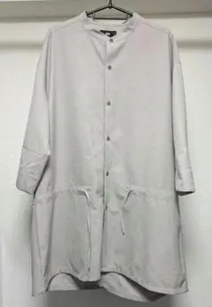 HARE スタンドカラー 半袖シャツ グレーのサムネイル