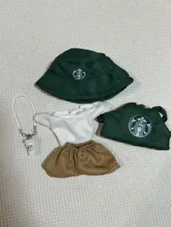 5点セット ラブブ 着せ替え 服 スターバックス 15〜17cm